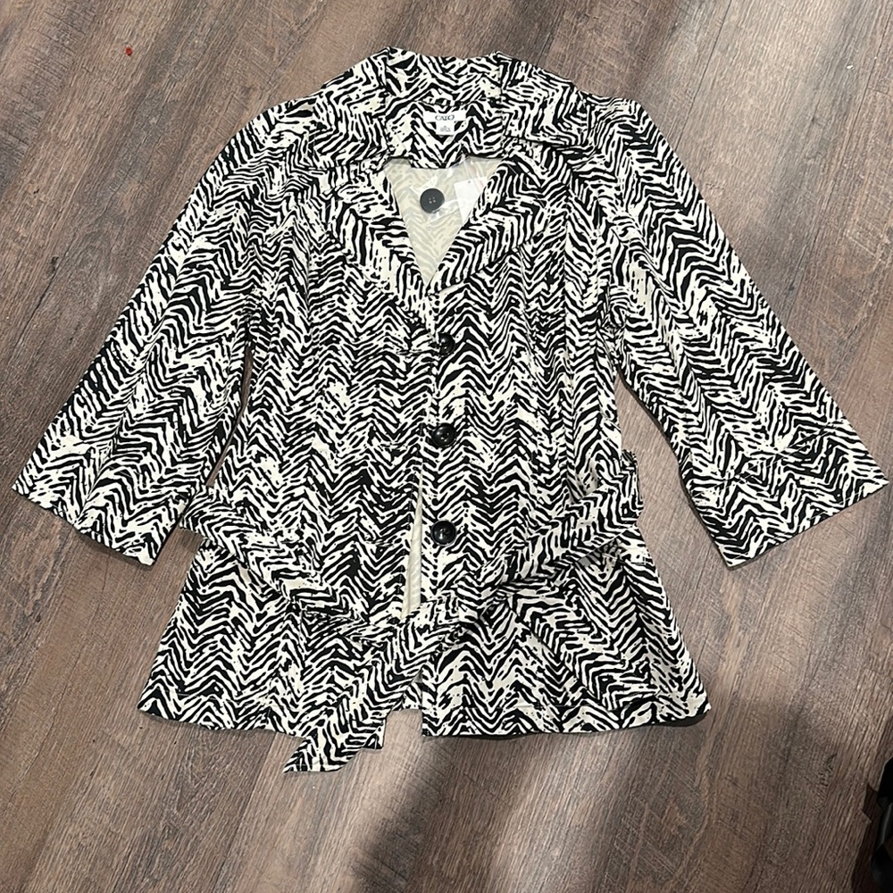 Zebra Jacket - NWT - Size XL